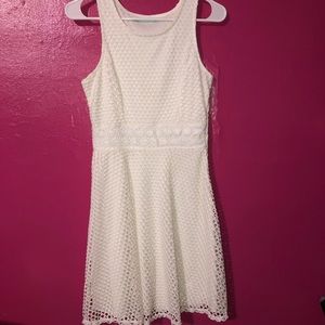 White lace maurices dress